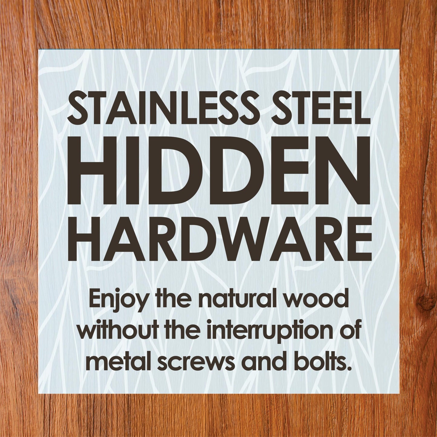 Patented 48" Sumba Estate Teak Shower Bench with Shelf