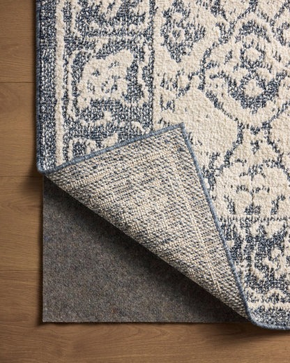 Loloi Magnolia Home by Joanna Gaines Gigi Collection GIG-02 Ivory/Blue 7'-10" x 10' Area Rug