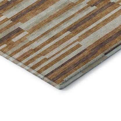 Addison Rugs Mayfield AMF894 Paprika 10' x 14' Indoor Premium Machine Washable Runner Rug, Silky Soft, Easy Clean, Non Shedding, Bedroom, Living Room, Dining Room, Kitchen, Patio Rug