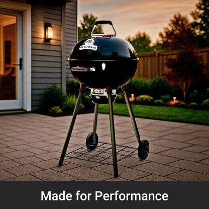 Broil King 401110B Kettle 22.5-IN Crown Charcoal Grill in Black