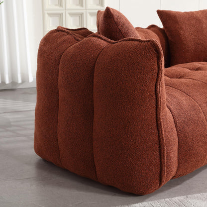 Soft Two-Person Beanbag Chair with High Resilience Foam Core
