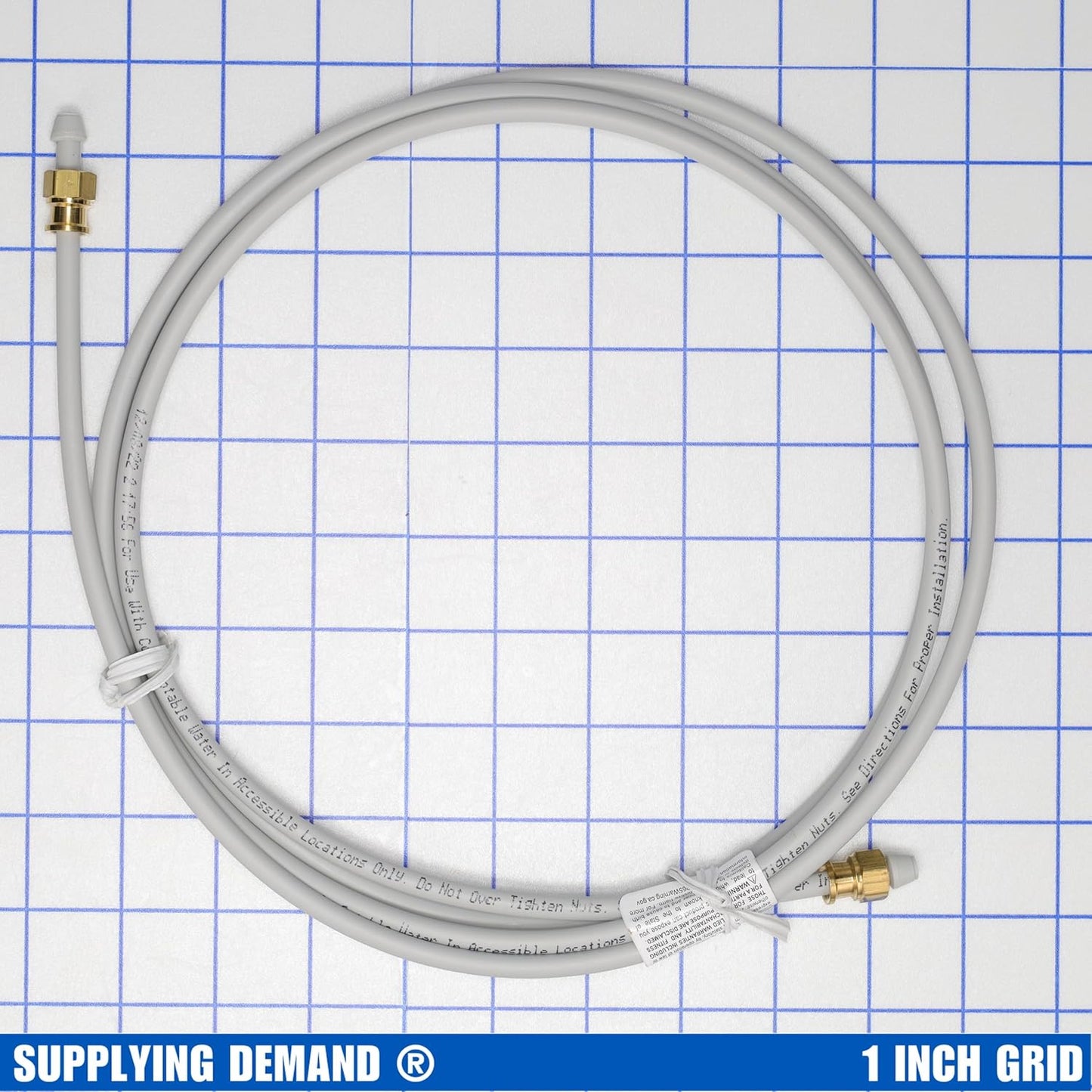 Supplying Demand WX08X10006 IMKR8 8 Feet PEX Refrigerator Water Supply Line with Fittings