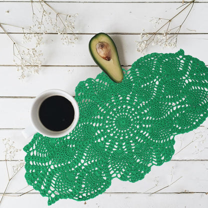 23 12 Inch One Piece x Oval Doilies Crochet for Dressers and End Tables Crafts Disposable Small Valentines Doilies