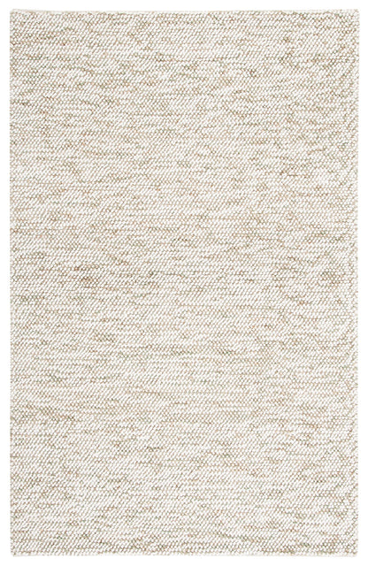 SAFAVIEH Natura Collection Area Rug - 6' x 9', Sage & Ivory, Handmade Wool, Ideal for High Traffic Areas in Living Room, Bedroom (NAT182W)