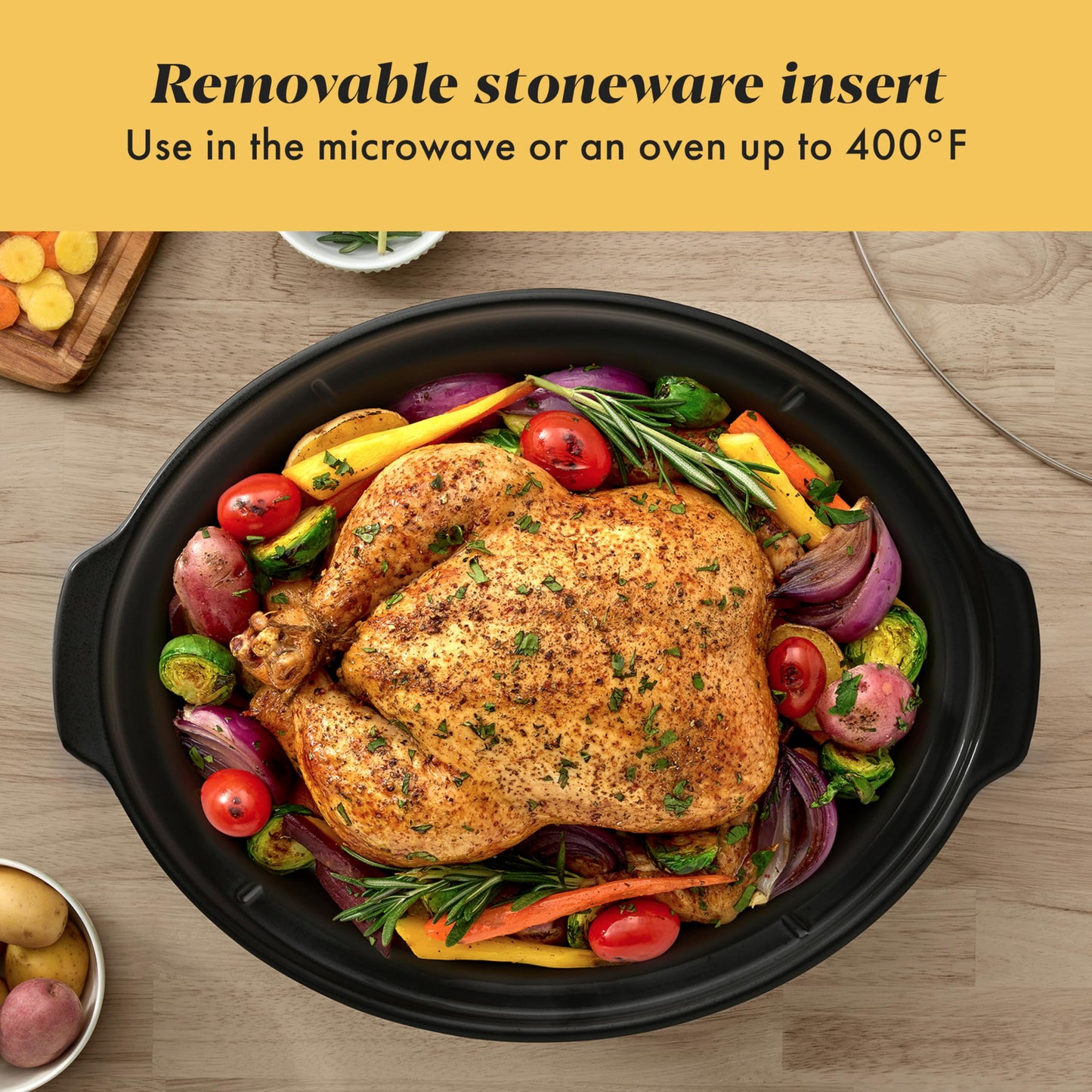 Crock-Pot 6 Quart Cook & Carry Programmable Slow Cooker with Digital Timer Stainless Steel (CPSCVC60LL-S) pack of 1