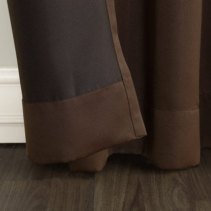 Sun Zero Barrow Energy Efficient Rod Pocket Curtain Panel Pair 54" x 84"