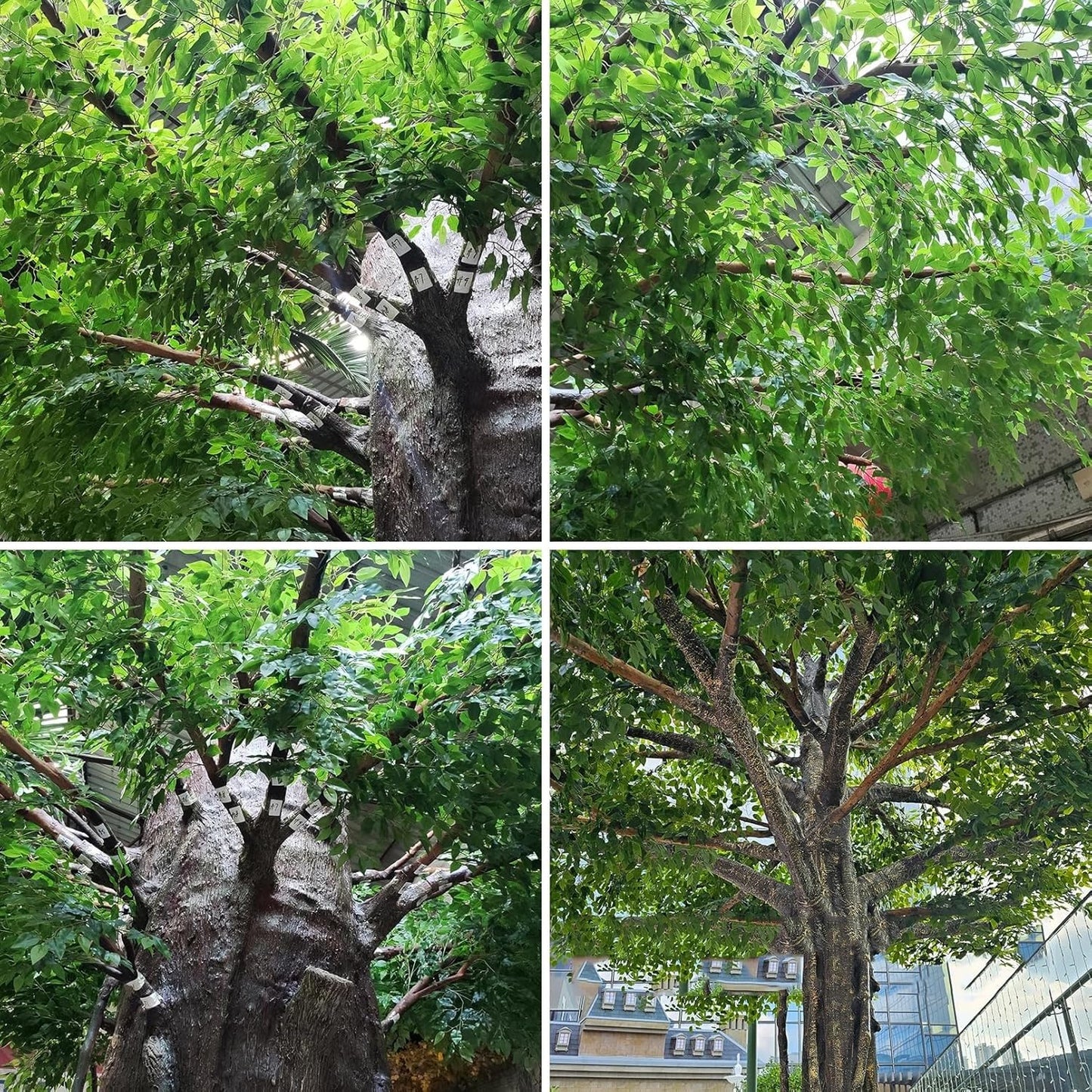 Artificial Banyan Tree - Large Simulated Green Plant for Outdoor/Indoor Decoration - Ideal for Weddings, Landscaping, Hotels, Living Rooms, Bedrooms