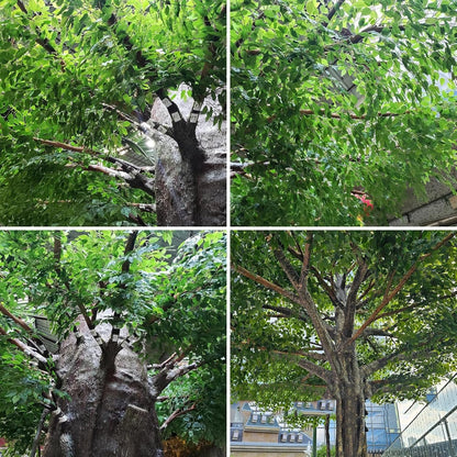 Artificial Banyan Tree - Large Simulated Green Plant for Outdoor/Indoor Decoration - Ideal for Weddings, Landscaping, Hotels, Living Rooms, Bedrooms