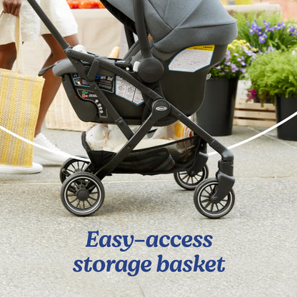 Graco® Gomax Next Gen Travel System, Car Seat Stroller Combo, Rear Facing Infant Car Seat, Compact Stroller for Travel