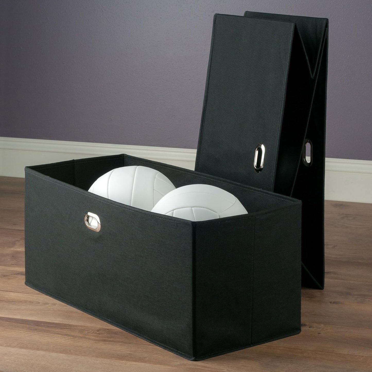 23.03"W 10.24"H 10.24"D Winsome Torino Storage/Organization, Black x x
