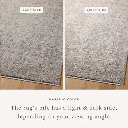 Loloi Amber Lewis Alie Collection ALE-01 Stone/Mist 9'-6'' x 13'-1'', .13'' Pile Height, Area Rug