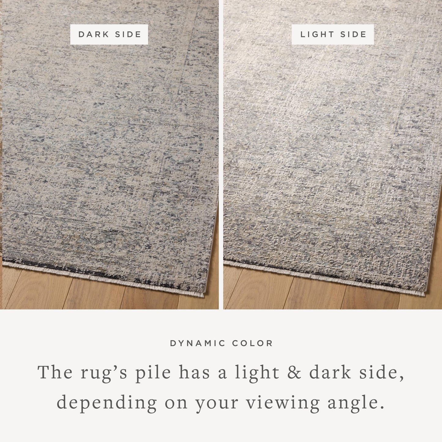 Loloi Amber Lewis Alie Collection ALE-01 Stone/Mist 7'-10'' x 10', .13'' Pile Height, Area Rug