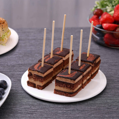 200 PCS Bamboo Skewers, 8 Inch Food Sticks for Appetizers, Fruit, Grilling Kebabs, Cocktail Picks for Drinks, Toothpicks Natural, Kitchen Gadget