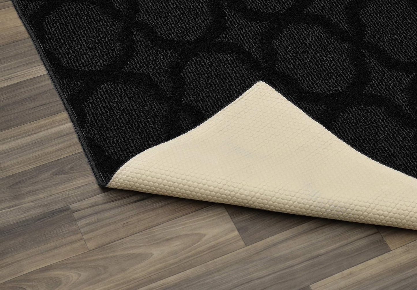 Garland Rug Sparta Area Rug 3-Feet by 5-Feet, Black