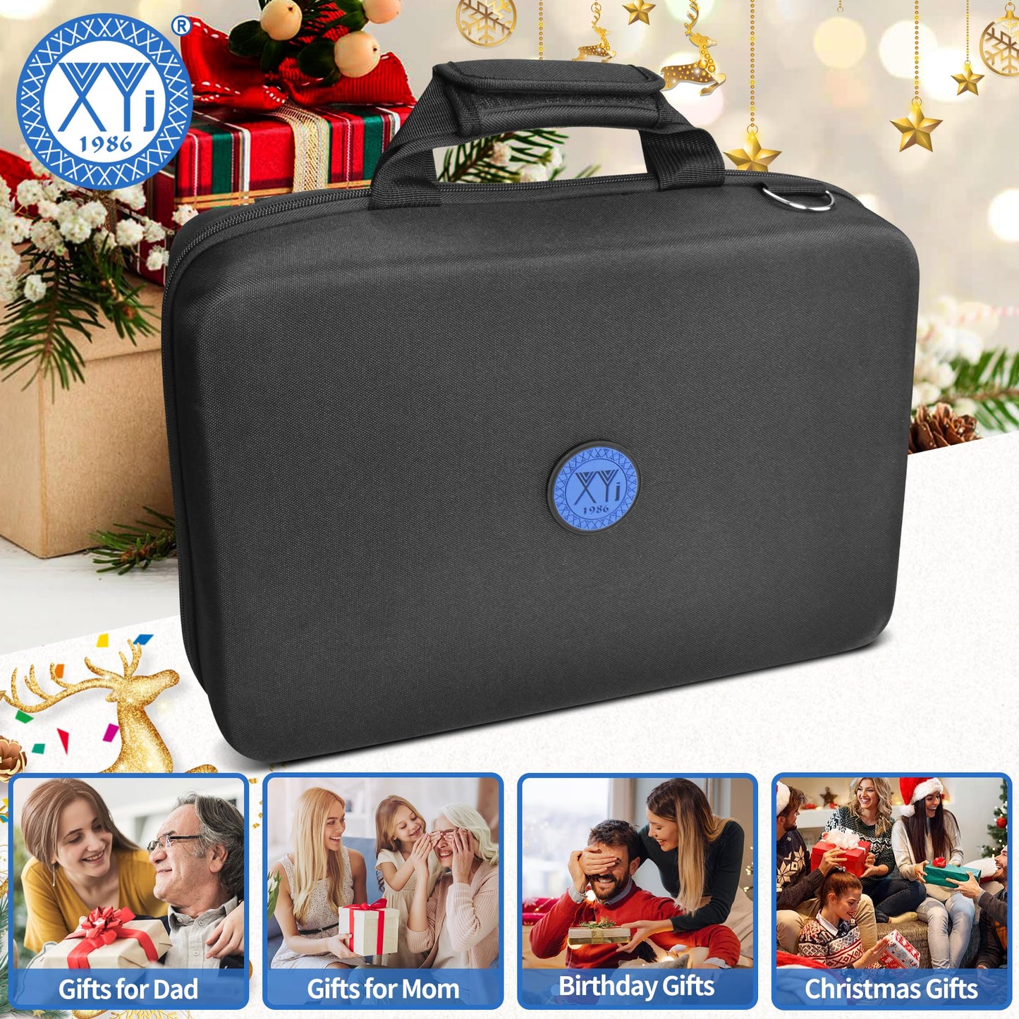 XYJ 26 Slots Knife Bag, Oxford Cloth Carrying Case, Professional Chef Knife Storage Case, Knife Carrier Travel Knives Roll Bag for Kitchen Knives Accessories Utensil