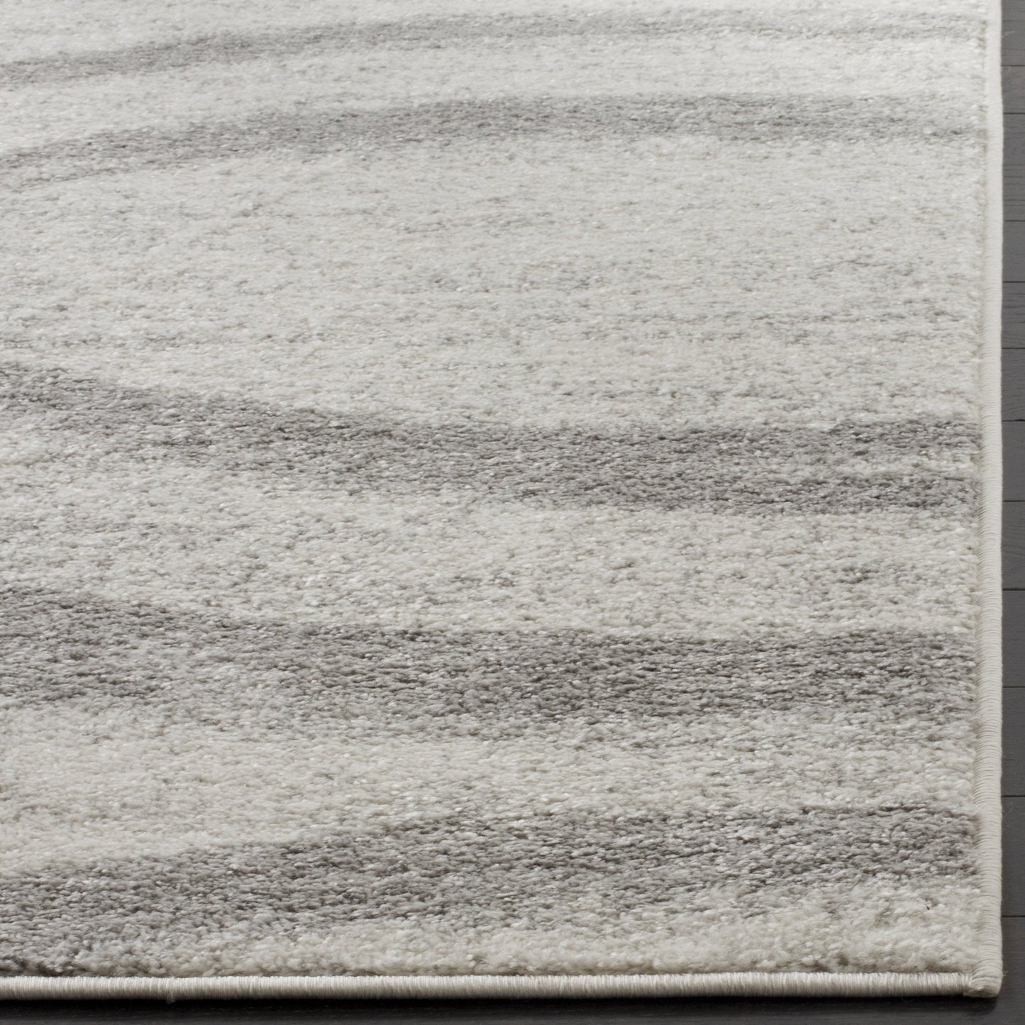 SAFAVIEH Area Rug 10x14 - Adirondack Collection - Large - Cream & Grey, Modern Wave Design, Non-Shedding & Easy to Clean, Ideal for Living Room, Bedroom, Dining Space (ADR125C)
