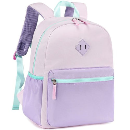 abshoo Kindergarten Backpack for Girls Preschool Backpacks School Bookbag for Kids 4-8(Purple and Pink)