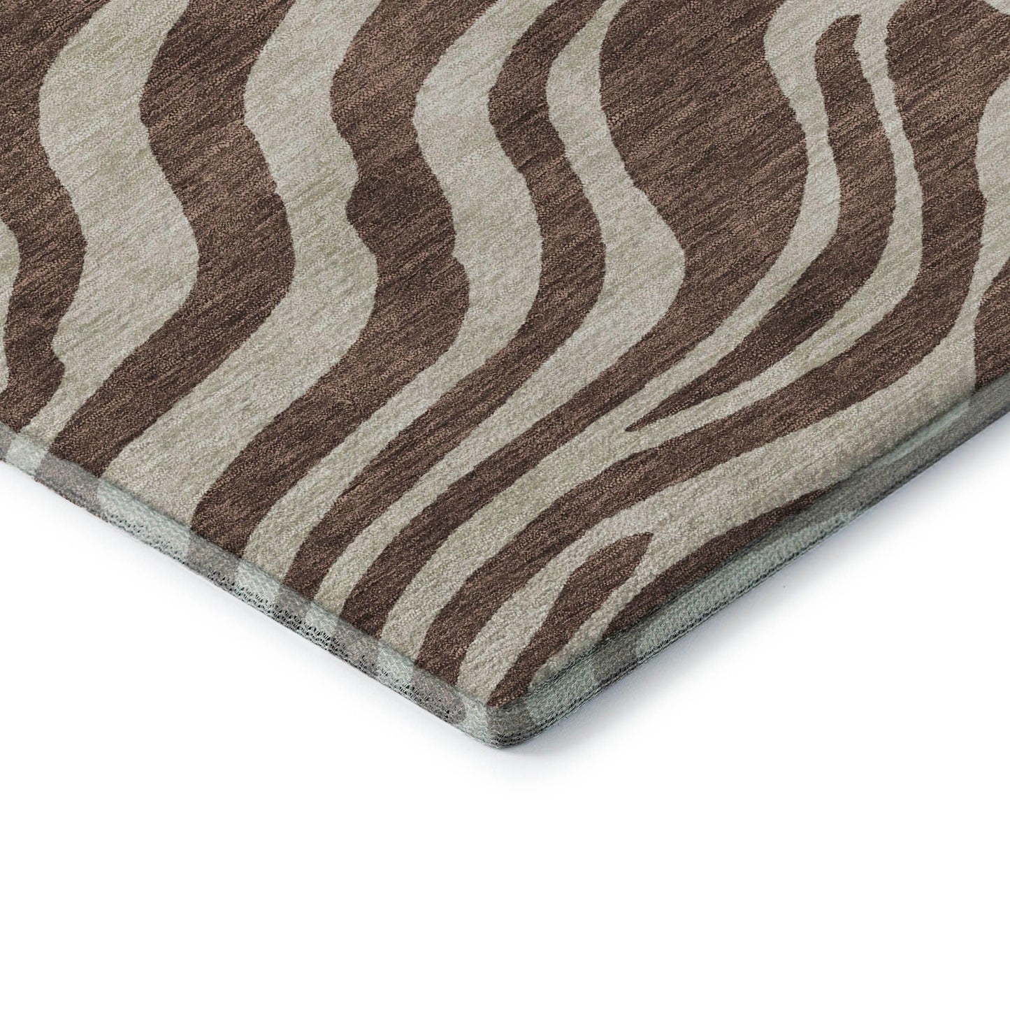 Addison Rugs Mayfield AMF1042 Brown 8' x 10' Indoor Premium Machine Washable Rug, Silky Soft, Easy Clean, Non Shedding, Bedroom, Living Room, Dining Room, Kitchen Rug