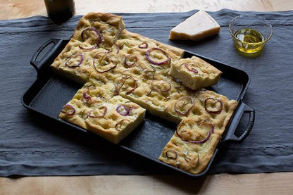 Lodge Cast Iron Baking Pan - Durable Non-Stick Design | Perfect for Baking & Roasting