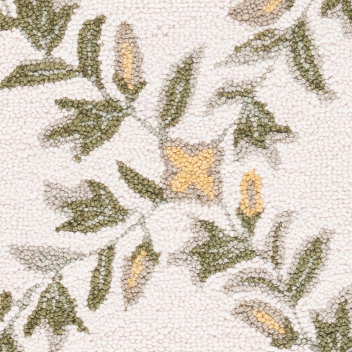 SAFAVIEH Area Rug 8x10 - Chelsea Collection - Large - Ivory & Green, Hand-Hooked Wool, French Country Design, Ideal for Living Room, Bedroom, Office, Dining Space (HK55A)