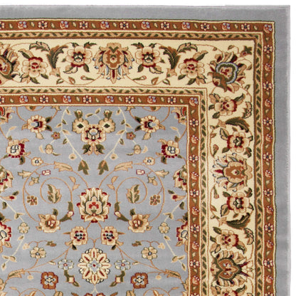 SAFAVIEH Lyndhurst Collection Area Rug - 10' x 14', Light Blue & Ivory, Traditional Oriental Design, Non-Shedding & Easy Care, Ideal for High Traffic Areas in Living Room, Bedroom (LNH312B)