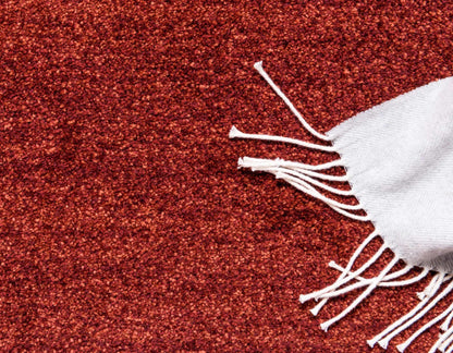 Unique Loom Del Mar Collection Area Rug - Abigail (10' x 13' Rectangle, Terracotta/ Red)