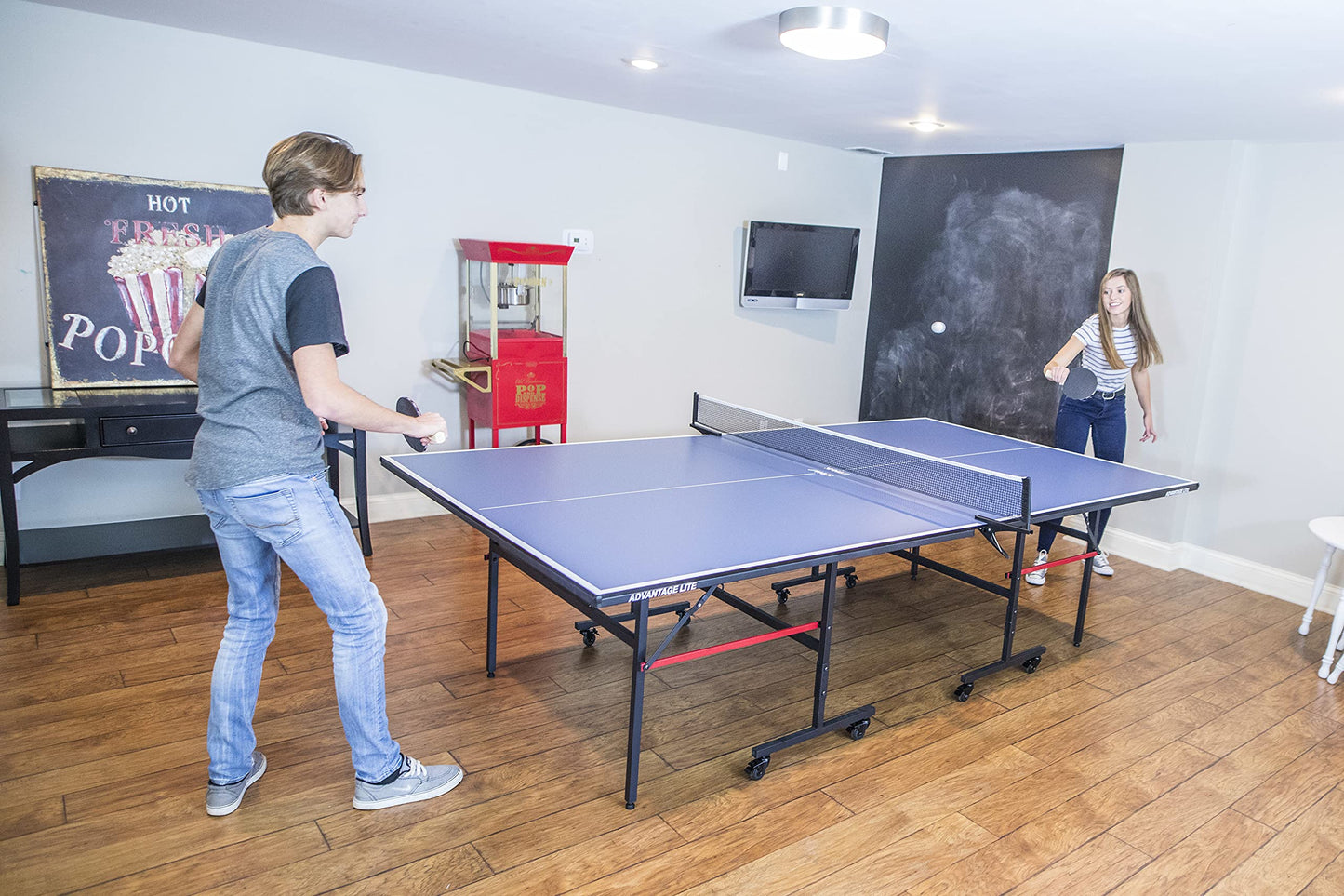 STIGA Advantage Series Indoor Ping Pong Table, Foldable Table Tennis Table - 12, 15, 18, and 25mm Tabletops - Quickplay 10 Minute Assembly - Playback Mode - Recreational- to Tournament-Level
