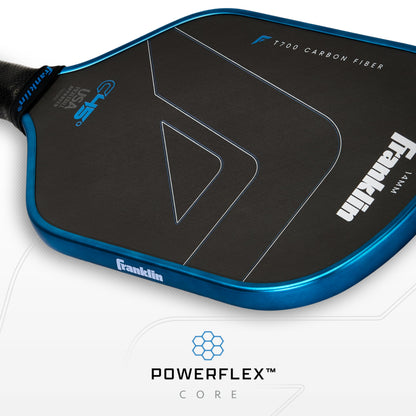 Franklin Sports PRO Pickleball Paddles – C45 Carbon Fiber Series - Official USAP + UPA Approved – Pro Player Design, Hybrid 14MM Blue