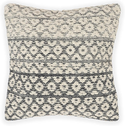 Set 100% (18x18 Pack 2 REDEARTH Tufted Throw Pillow Cushion Covers - Boho Textured Woven Decorative Cases for Couch