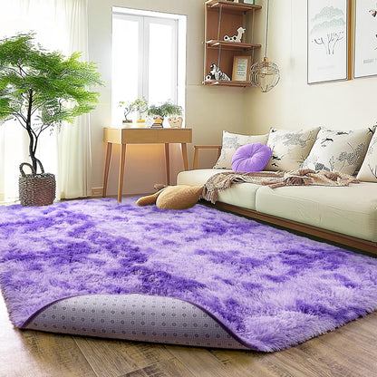 Super Fluffy Rug for Bedroom, 4x6 Shag Fuzzy Area Rug for Living Room, Non Slip Throw Rugs for Kids