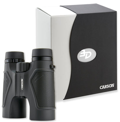 Carson 3D Series 8x42mm High Definition Compact and Waterproof Binoculars with ED Glass, Black (TD-842ED)
