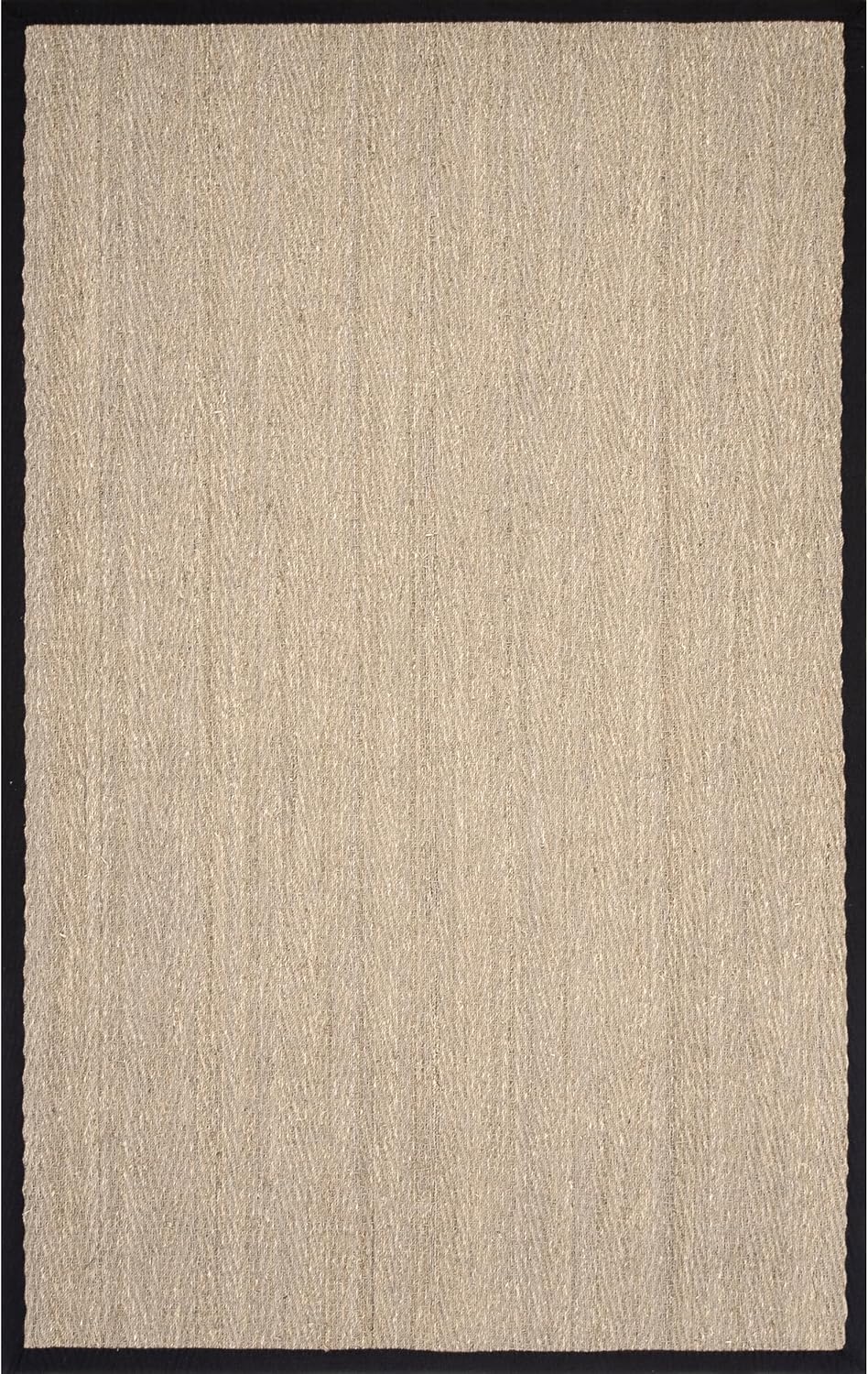 nuLOOM 2x3 Larnaca Seagrass Herringbone Indoor/Outdoor Accent Rug, Black