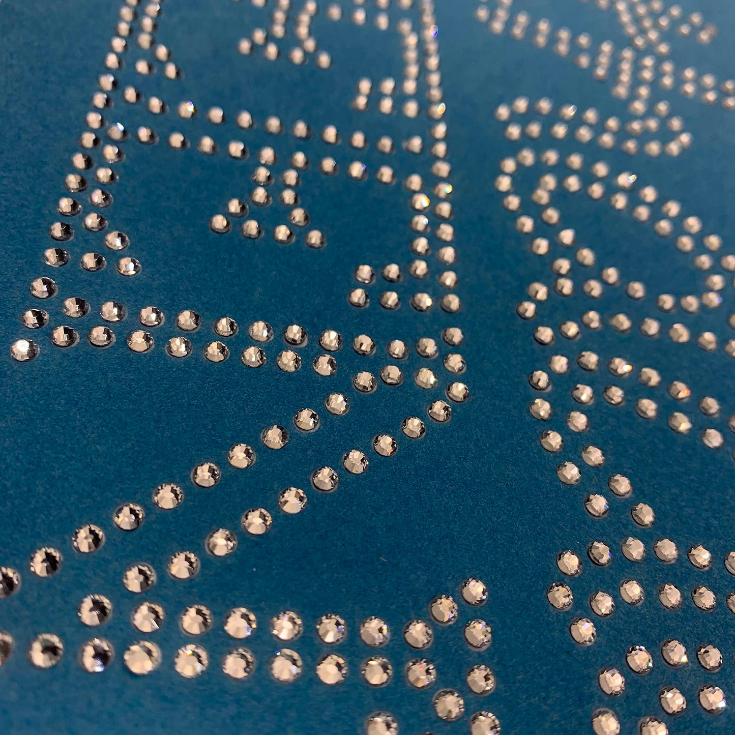 GLOCTO Magic Flock 12" x1Yard and Hotfix Tape 2yards for Rhinestone Template Stencil Rhinestone Flock for Hotfix Rhinestones for Any Cutting Machines