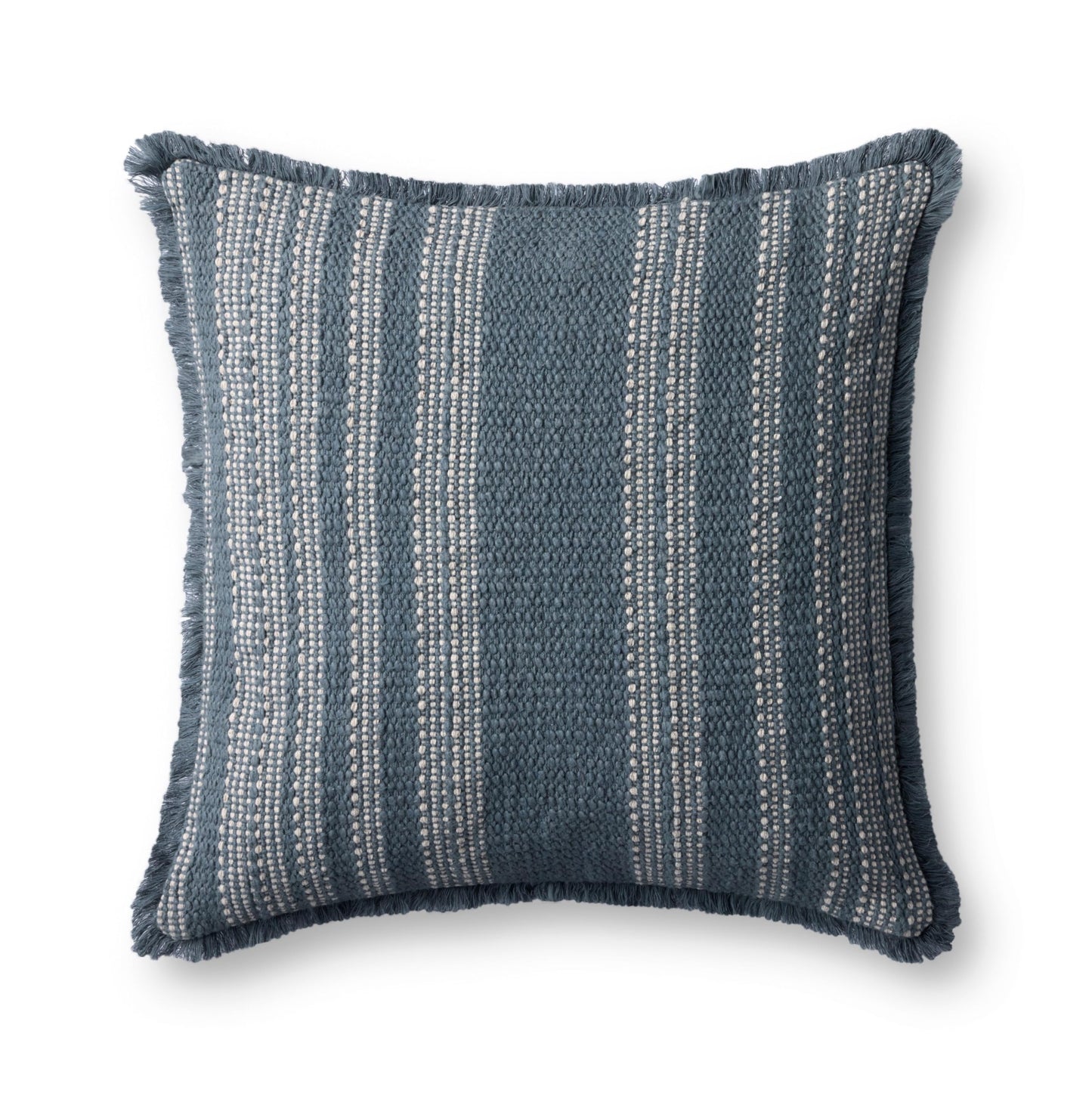 Loloi II Collection PLL0131 Blue/Ivory 20'' x 20'' Cover Only Pillow
