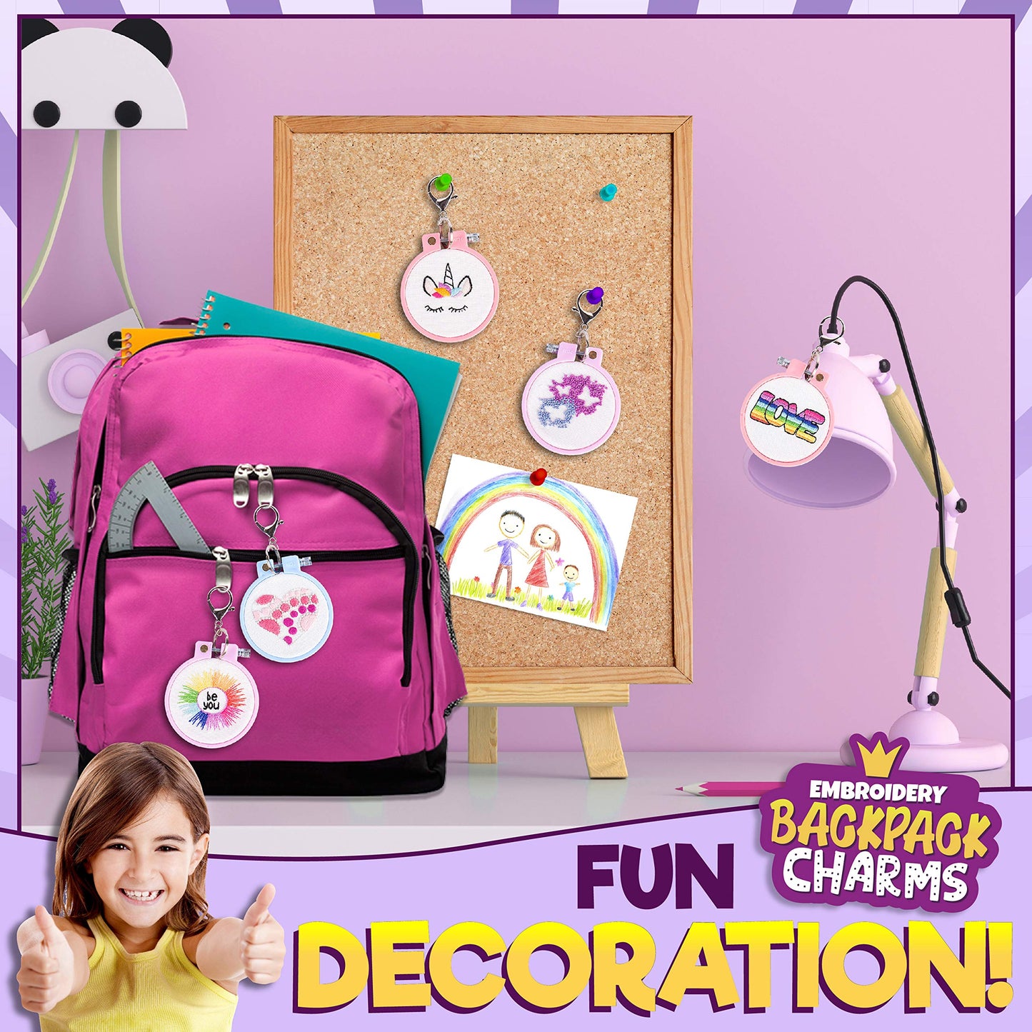 5 Stamped Embroidery kit With Embroidery Patterns. Embroidery Kit For Beginners, Needlepoint Kits For Beginners. Best Beginner Embroidery Kit For Kids Embroidery Starter Kit Cross Stitch Kits