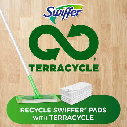 Swiffer Sweeper Heavy Duty Dry Multi-Surface Cloth Refills for Floor Sweeping and Cleaning, Unscented, 32 Count
