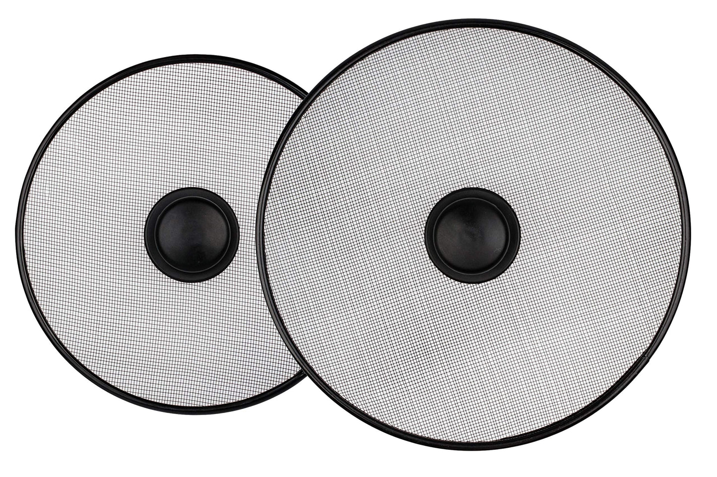 Stainless Steel Lid Splatter Screen - Set of 2: 8,2" & 10" - Frying Pan Oil Splash Guard