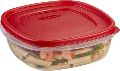 Rubbermaid Easy Find Lids - 9 Cup Food Storage Container in Racer Red | Durable & Convenient