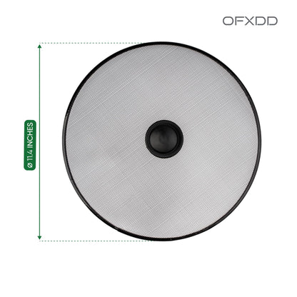 Cooking Oil Pan Cover - Set of 3: 8.2", 11.4" and 11.4" - Grease Stainless Steel Splatter Screen - Skillet Splash Guard Cover for Frying Pan