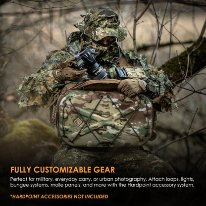 HAZARD 4 Blastwall - Optics/CCW Sling Pack, Hard Shell Camera Bag, Tactical Molle Backpack (29.5 L) - Black