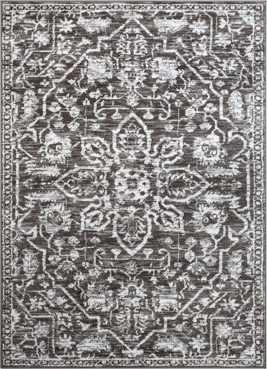 Well Woven Della Grey Vintage Boho Doormat 2' x 3'