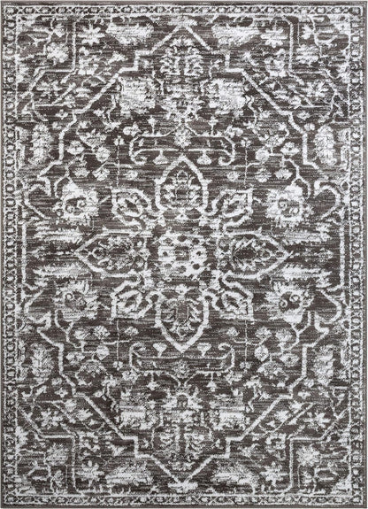 Well Woven Della Grey Vintage Boho Doormat 2' x 3'
