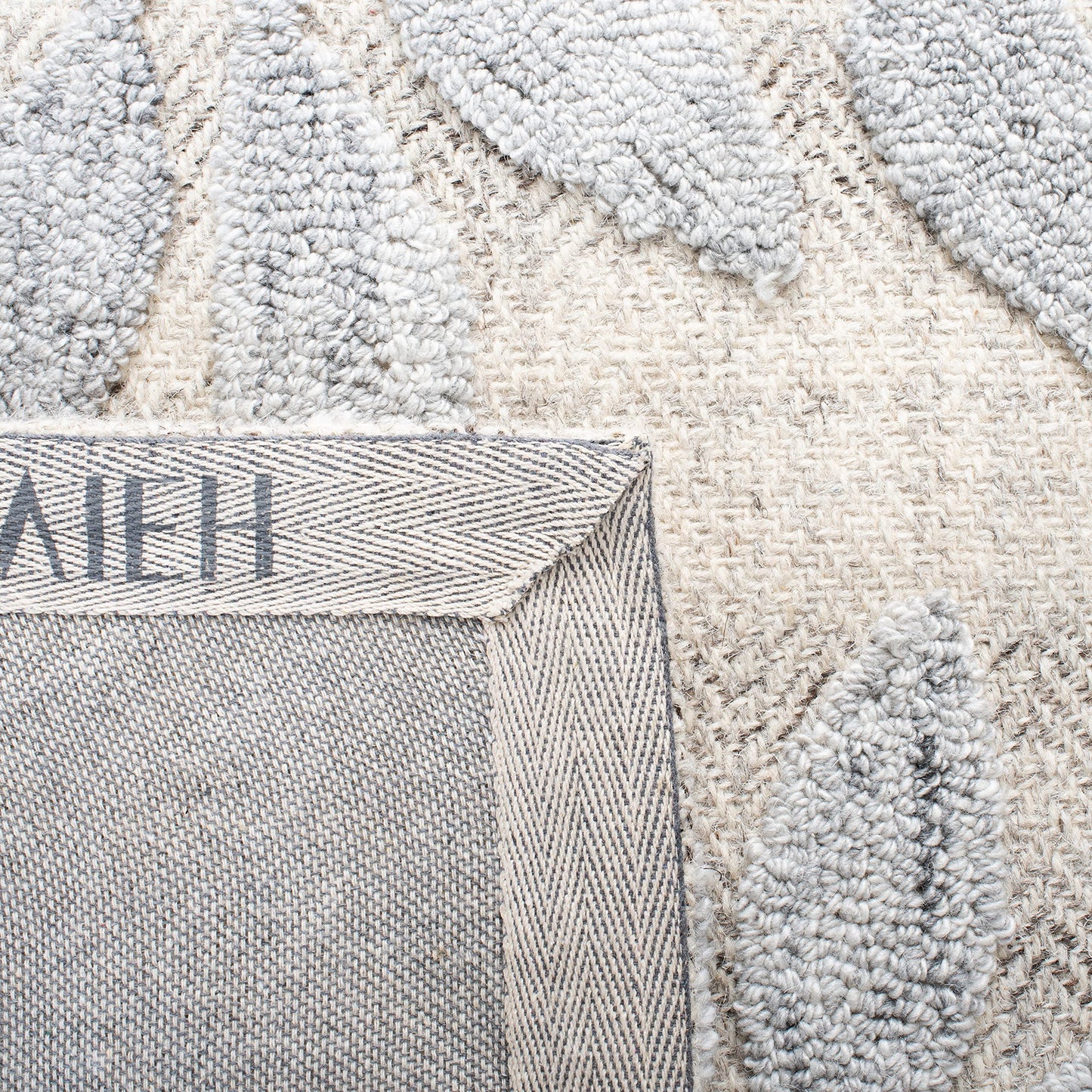 SAFAVIEH South Hampton Collection 8' x 10' Grey SHA302F Handmade Botanical Wool Area Rug