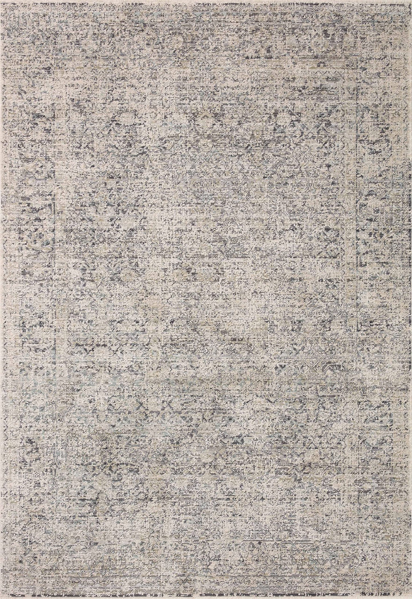 Loloi Amber Lewis Alie Collection ALE-01 Stone/Mist 9'-6'' x 13'-1'', .13'' Pile Height, Area Rug