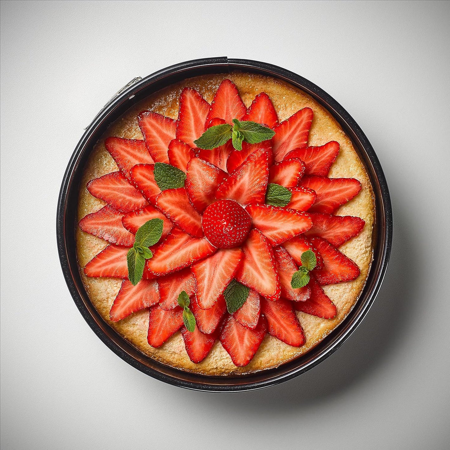 Tala Performance 20cm Springform Round Cake Tin, Professional Gauge Carbon Steel with Non-Stick Coating