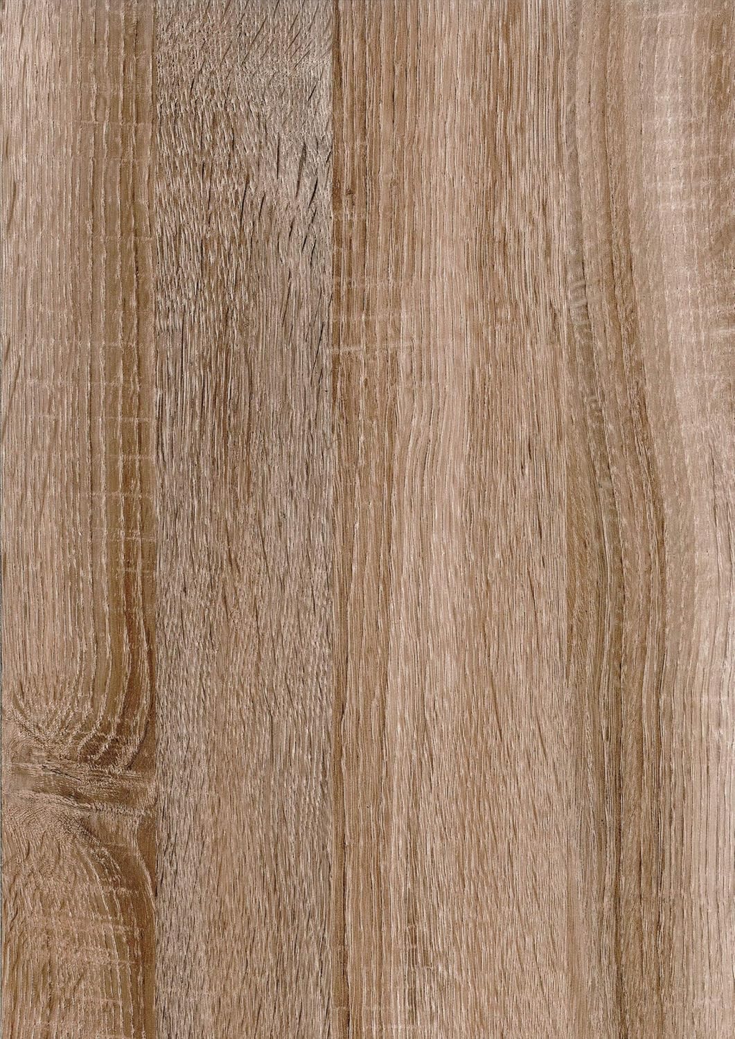 d-c-fix 346-8105 Self-Adhesive Film Sonoma Oak Light Wood 26.5'' x 78.7", Light Brown, Beige