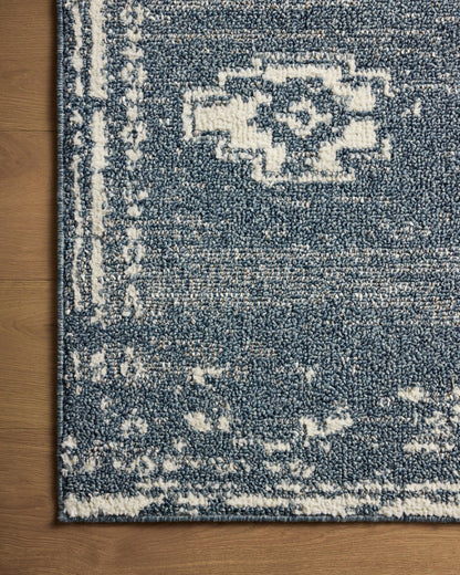 Loloi Magnolia Home by Joanna Gaines Gigi Collection GIG-03 Denim/Ivory 7'-10" x 10' Area Rug