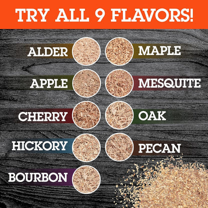 (5 4.731L) Camerons All Natural Extra Fine Apple BBQ Wood Chips for Smokers Quart, - Kiln Dried Wood Sawdust Shavings
