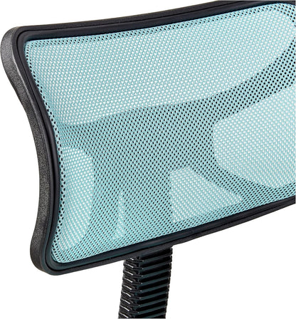 Urban Lifestyle Swivel Mesh Desk Chair, Blue, 20.86D x 22W x 33.46H in