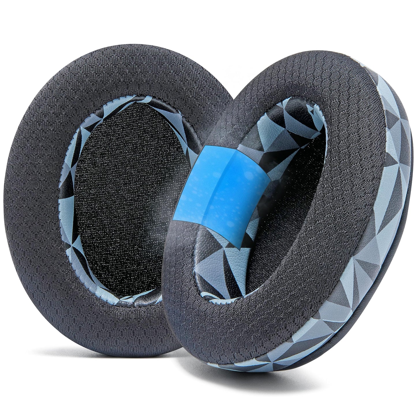 WC Freeze Crusher - Cooling Gel Earpads Compatible with Skullcandy Crusher, by Wicked Cushions - Fits Skullcandy Crusher & Hesh 3 Headphones, Soft Memory Foam, Cooler for Longer | Geo Grey